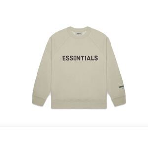 Fear of God Essentials Crewneck Sweatshirt Applique Logo in Moss Medium